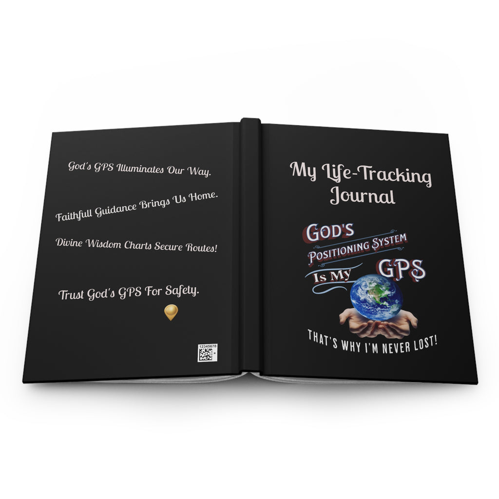 God's GPS Hardcover Inspirational Personal  Soul-Tracking Journal. Match It With Black  Morning Mug With-A-Message!