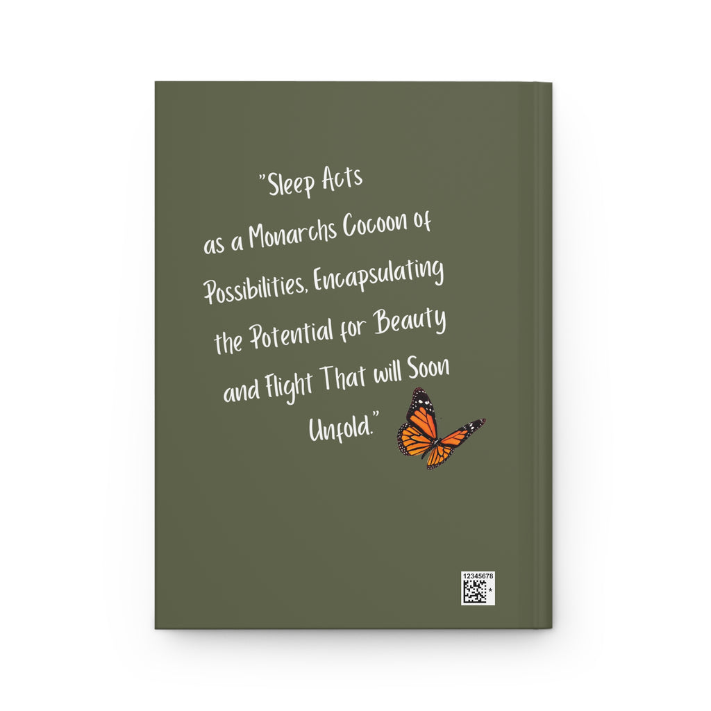 Monarch Miracles Military Green Hardcover Life-Tracking Journal Fits Perfect With The Matching Monarch Miracle Morning Mug