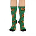 Monarch Miracle Green Goddess  SlumberWear Designer Super Socks! Cushioned Heel & Toe Made to Match All CC Blu GREEN GODDESS SlumberWear!