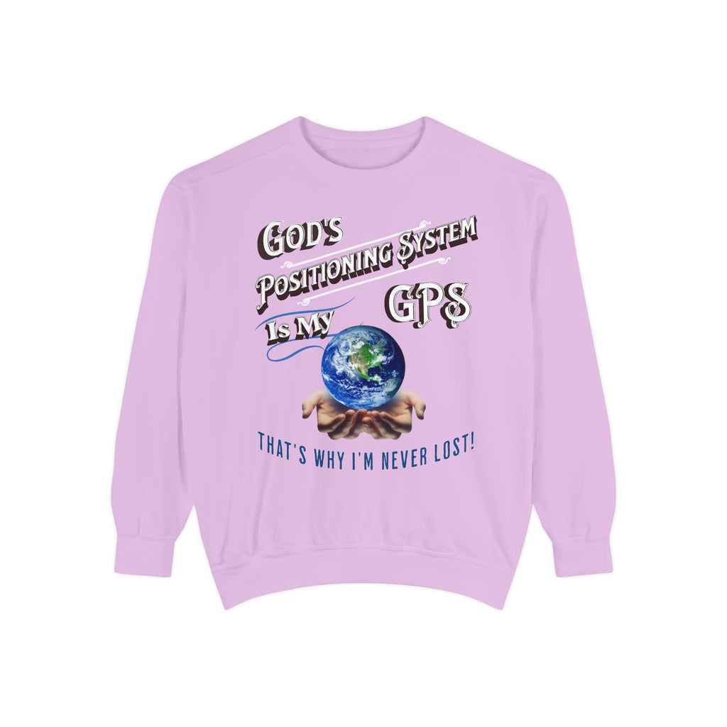 God's GPS Shades of Lilac SlumberWear Sleeper-Sweatshirt With-A-Message Mix & Match With CC Blu GPS Collection.
