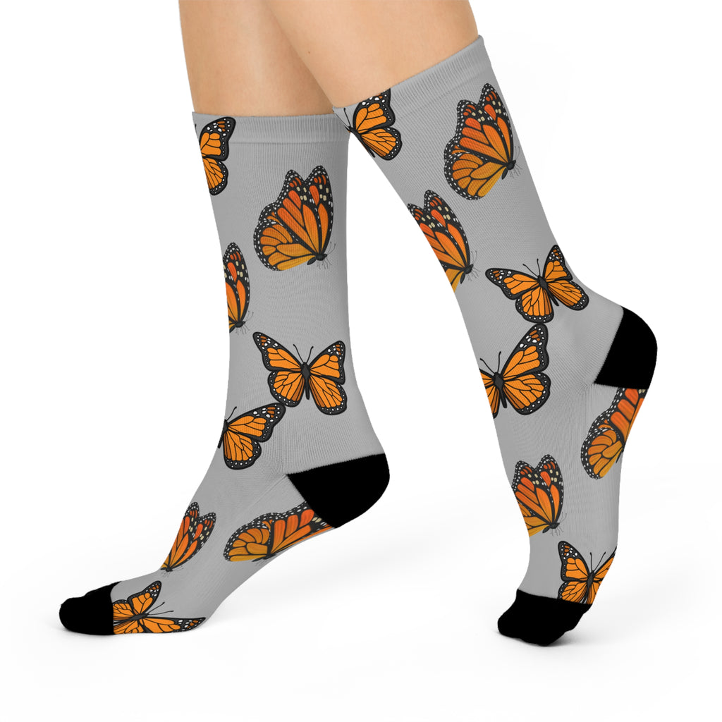 Monarch Miracle Grey Knee-Hi Stretch Cushioned Toe & Heel Socks Designed To Mix & Match With CC Blu SlumberWear Gift Sets!