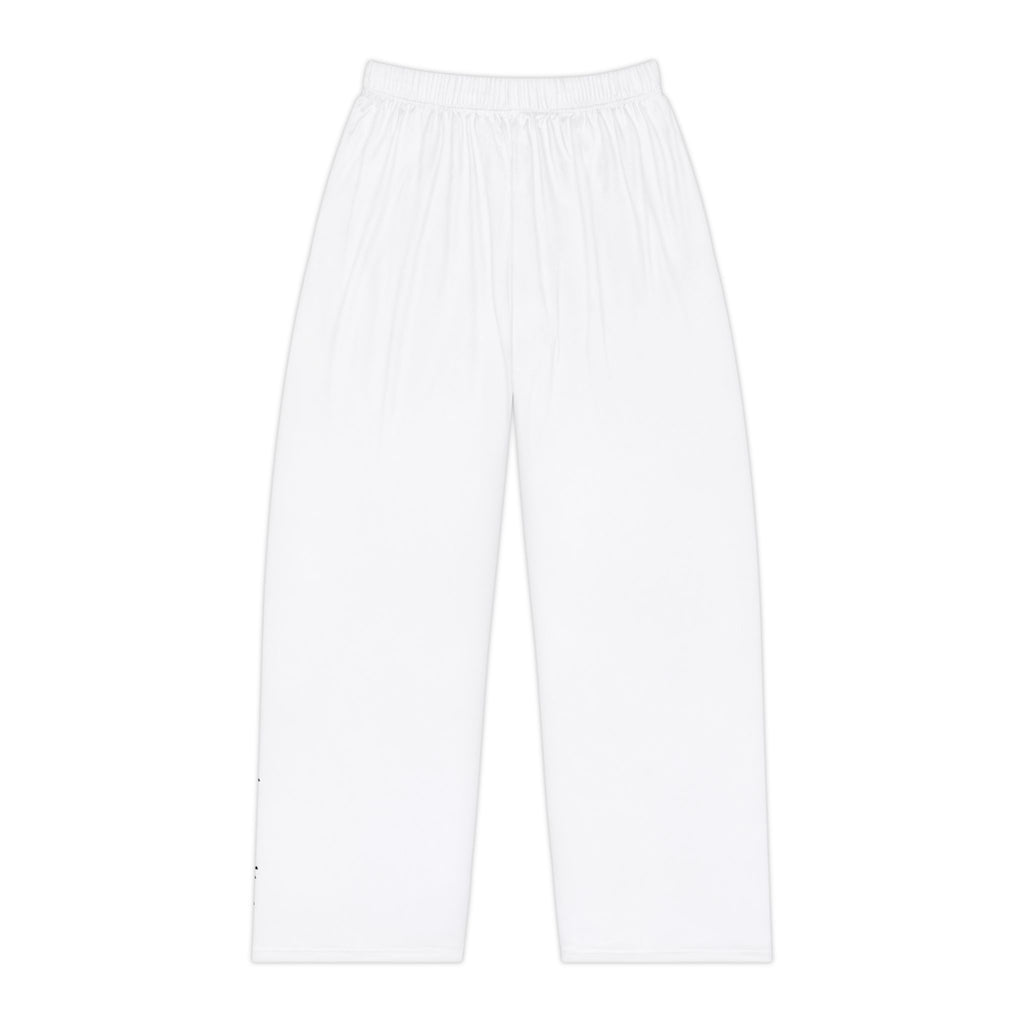 Women's White  Happy Habit Pajama Bottoms With An Inspirational Message! Mix & Match With CC Blu's PJ Sleeper, Socks & Mug!