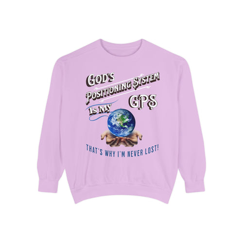 God's GPS Shades of Lilac SlumberWear Sleeper-Sweatshirt With-A-Message Mix & Match With CC Blu GPS Collection.