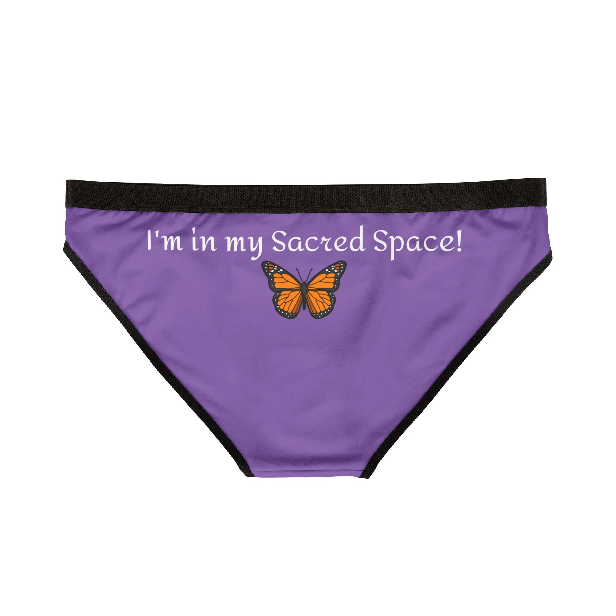 Women's Inspirational Monarch Miracle Passionate Purple Hipster Undies! Match It With CC Blu's Sleepshirt T-Dress & Socks