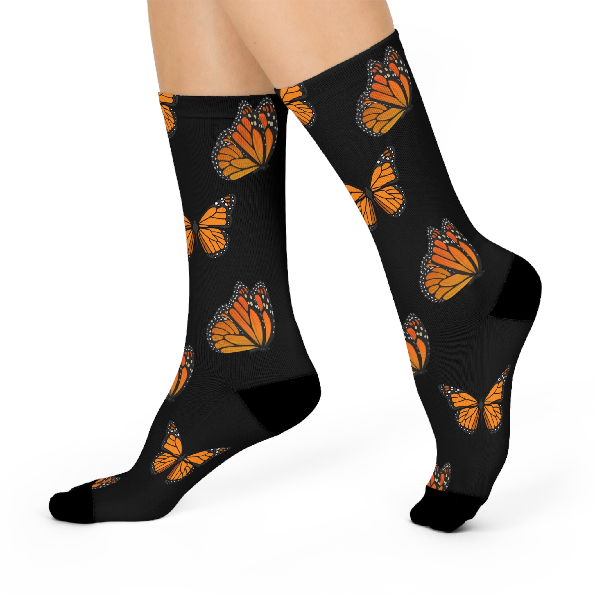 Monarch Miracles Inspirational Black Super  Butterfly Socks!, Made to Mix & Match With All CC Blu SlumberWear!