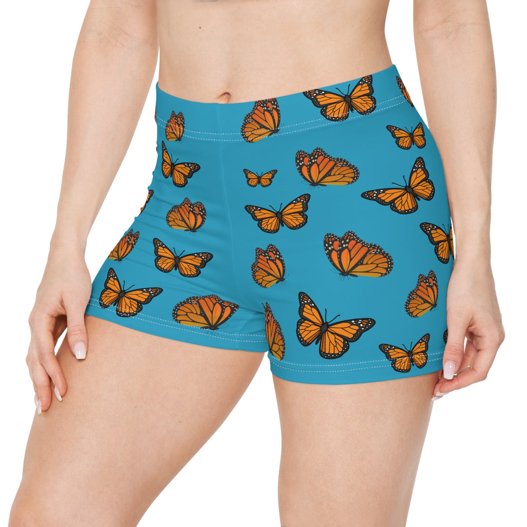 Monarch  Miracle "Tantalizing Teal "Little-Boy" Sleep-Shorts Designed to Pair With Monarch Miracle Teal Nighttime T-Dress Socks & Matching Mug