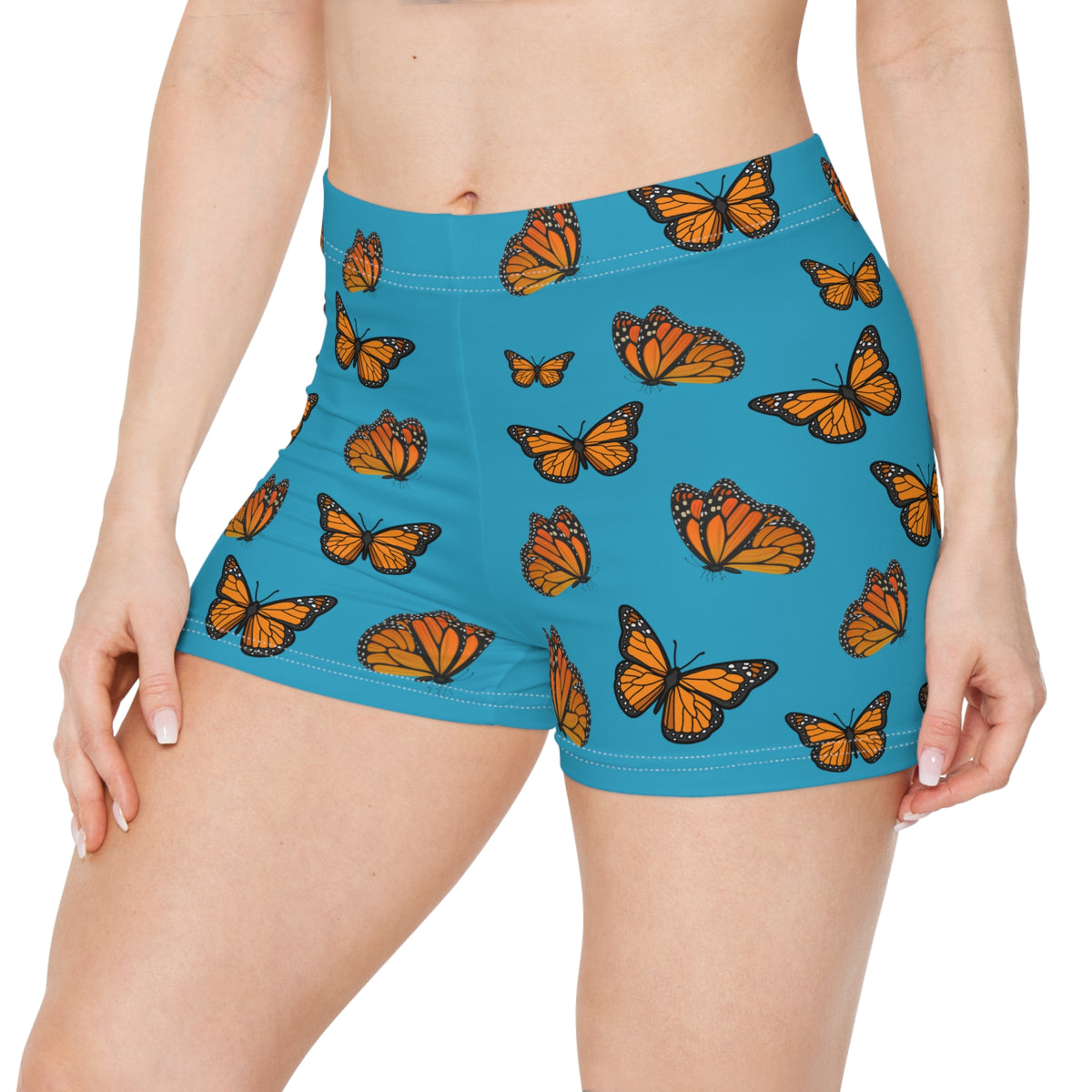Monarch  Miracle "Tantalizing Teal "Little-Boy" Sleep-Shorts Designed to Pair With Monarch Miracle Teal Nighttime T-Dress Socks & Matching Mug