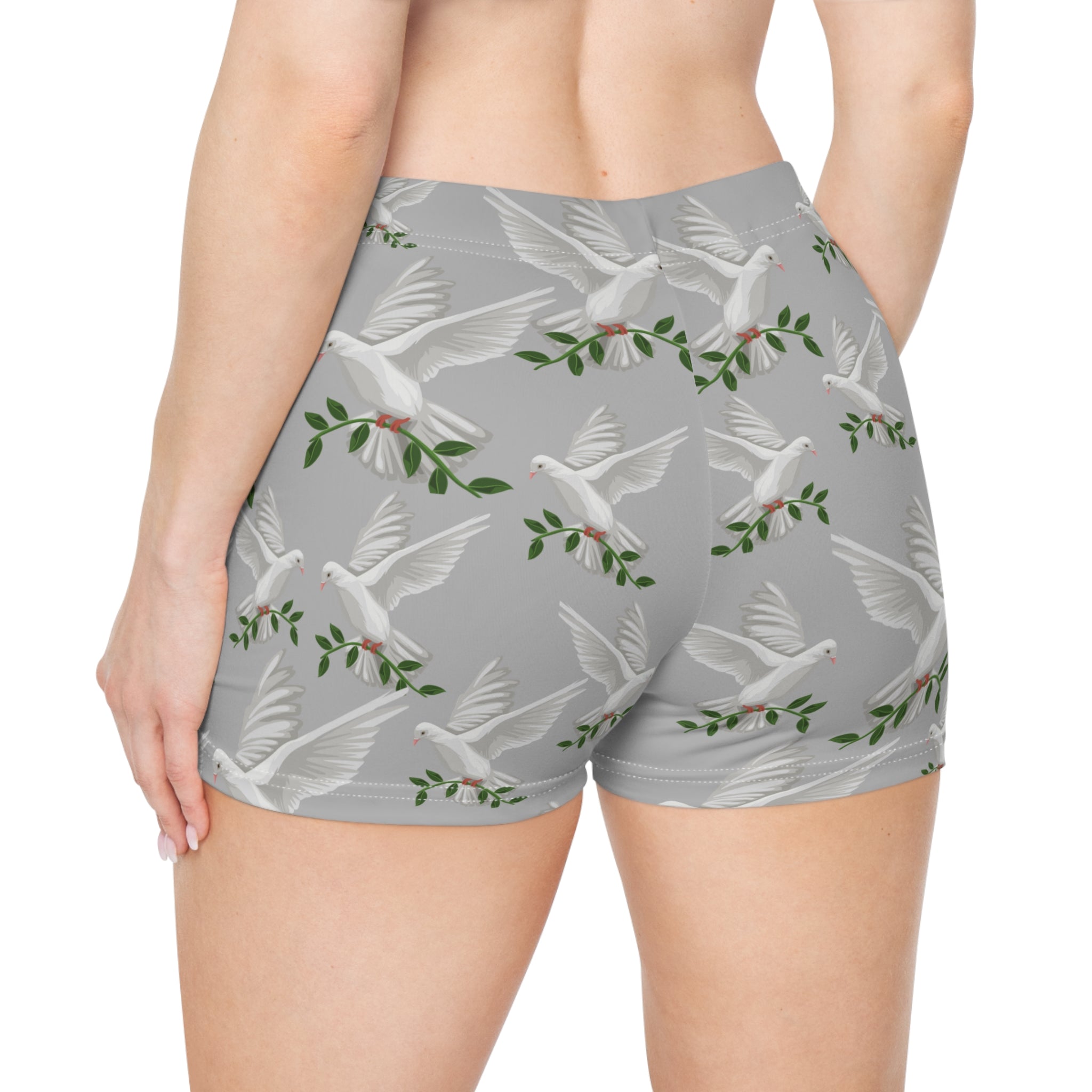 God's GPS Inspirational Women's Gifted Grey "Little Boy" Shorts. Match Them With CC Blue SlumberWear With-A-Message.