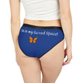 Women's Monarch Miracle Royalty Blue Hipster Underwear With-A-Message, Buy It With CC Blu Matching SlumberWear Sleeper T-Dress & Socks!