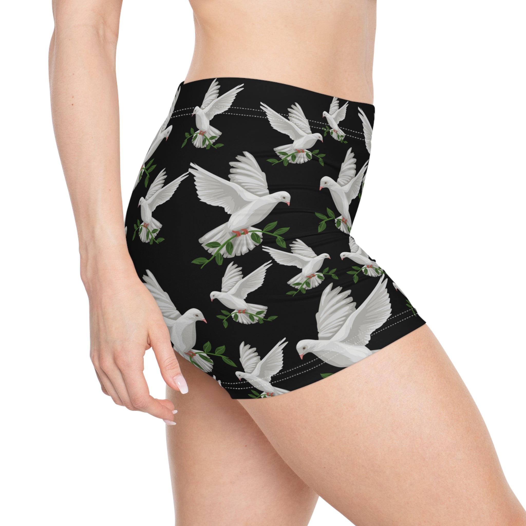 God's GPS Inspirational Women's Black "Little Boy" Shorts. Match Them With CC Black SlumberWear With-A-Message.