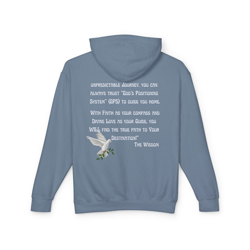 GPS Blue Jean SlumberWear Hooded Sleep-Shirt Designer Premium Quality. With-A-Message Just 4 You!.