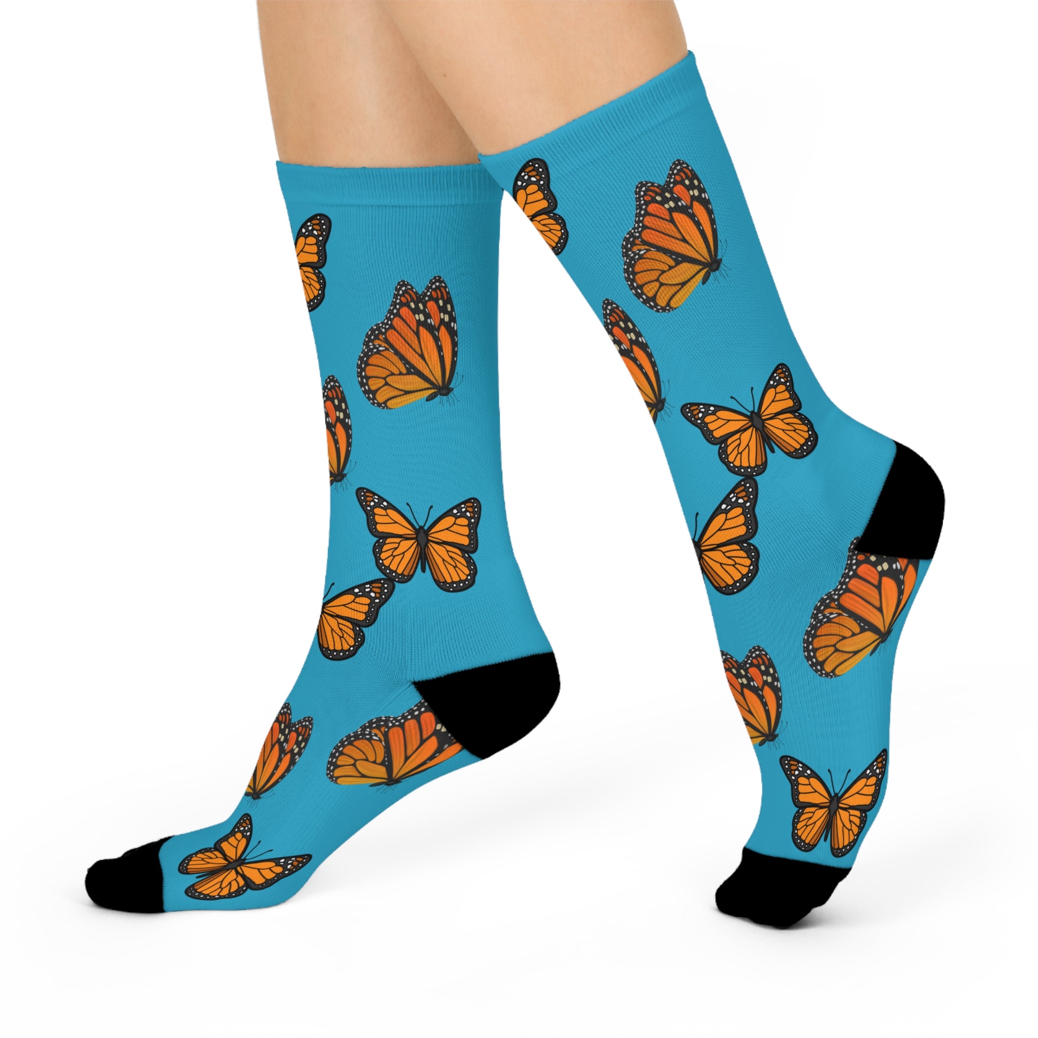 Women's Monarch Miracle Tantalizing Teal Super Socks Cushioned Heel-&-Toe & Made to Match CC Blu SlumberWear T-Dress & Hipsters!