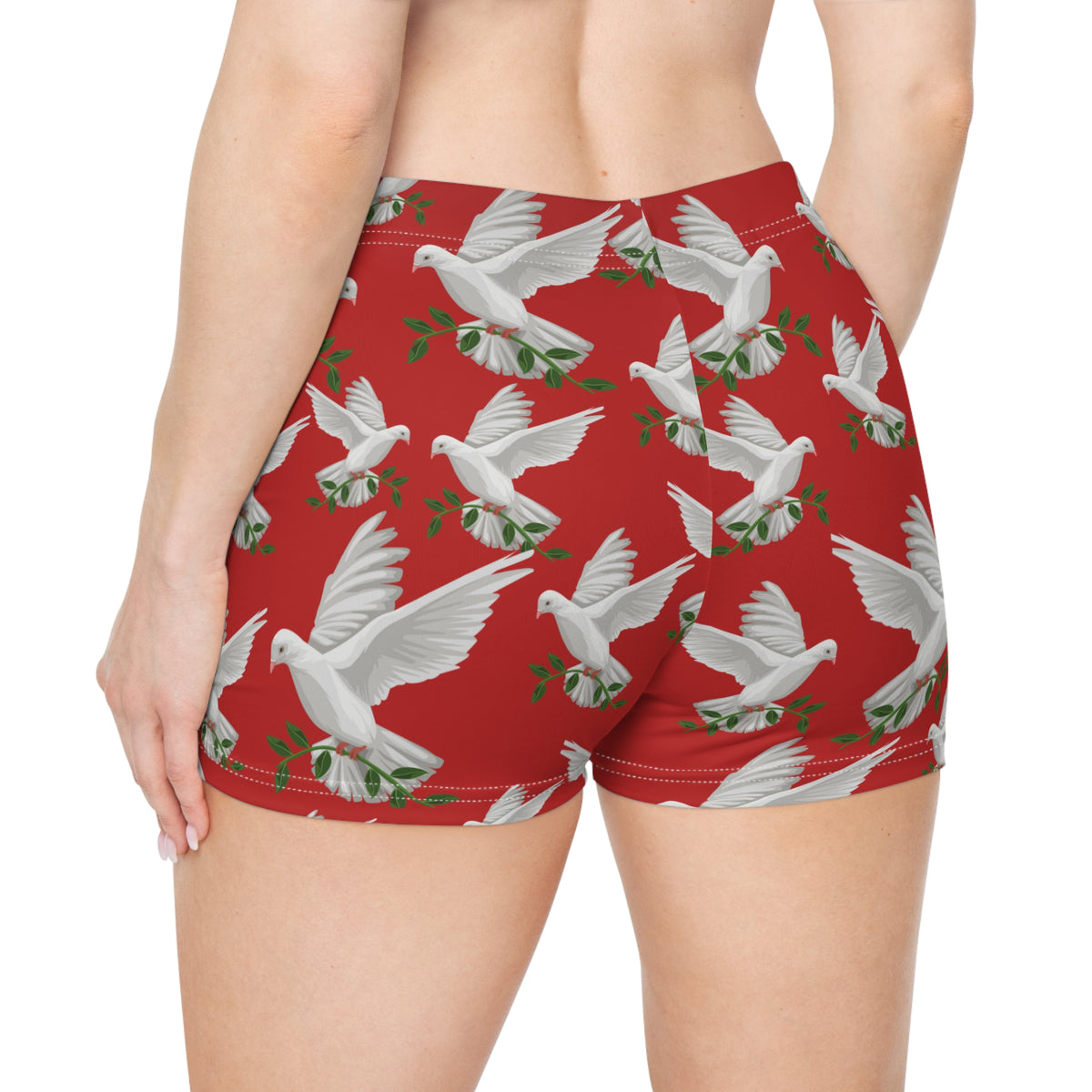God's GPS Inspirational Women's Simply Red "Little Boy" Shorts. Match Them With CC Blu SlumberWear With-A-Message.