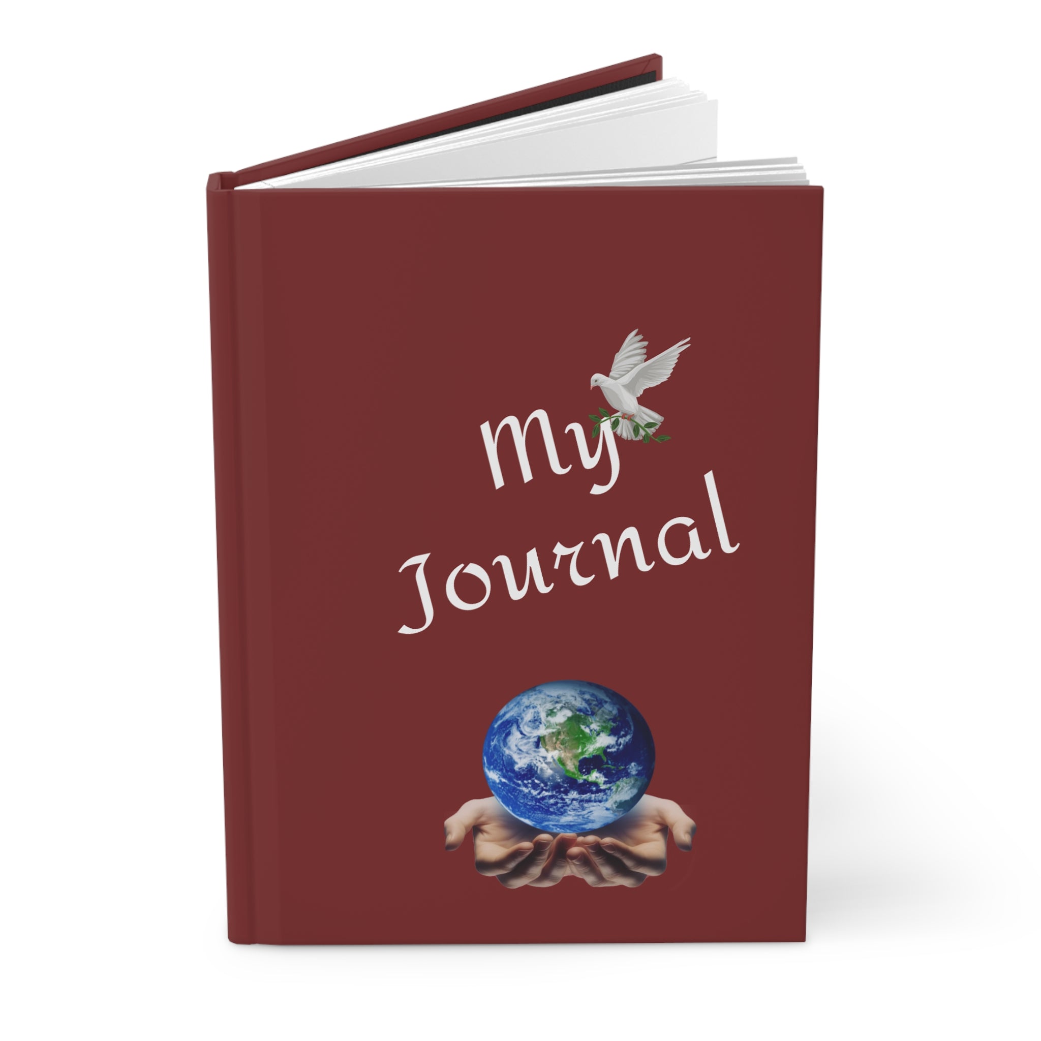 God's GPS Cardinal Red Hardcover Soul-Tracking Journal Matches CC Blu's 15oz Mug With-A-Message To Start Your Red-letter Day!