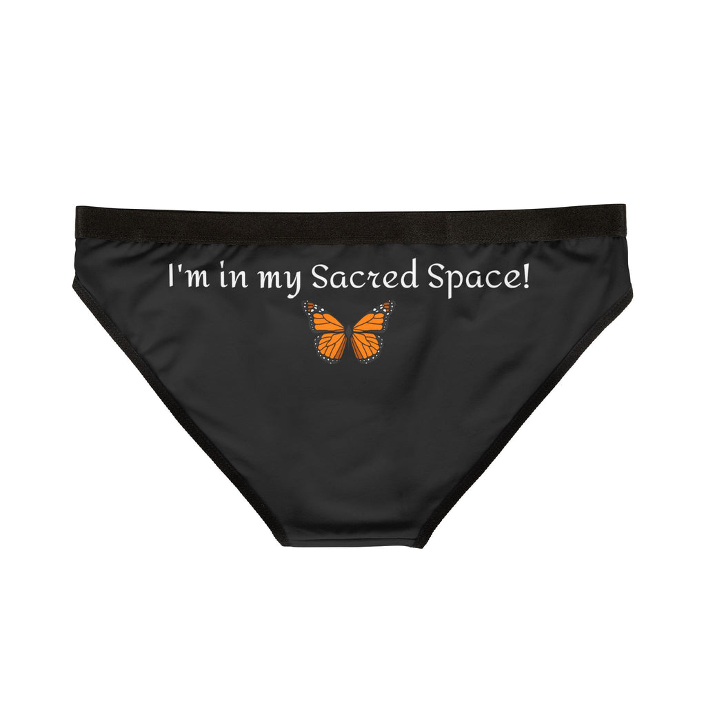 Women's Inspirational Monarch Miracle Bashful Black Hipster Undies! Match It With CC Blu's Sleepshirt T-Dress & Socks