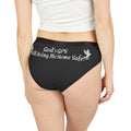 God's GPS  Inspirational Beyond Black Hipster Undies With-A- Message Mix With CC Blu's Matching Night-Time T-Dress & Socks