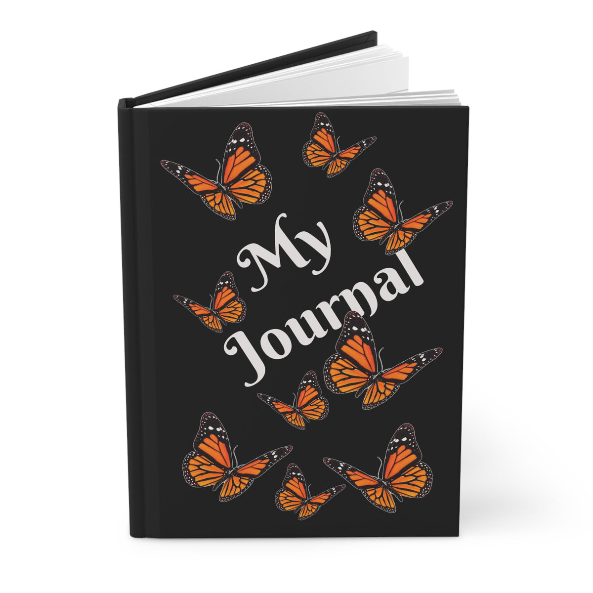Monarch Miracles Black Hardcover Life-Tracking Journal Fits Perfect With CC Blu's Black 15oz Matching Miracle Mug! With a Message!
