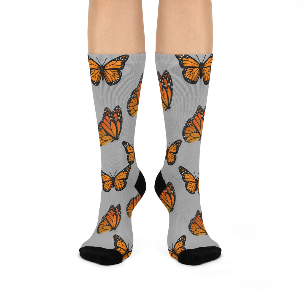 Monarch Miracle Grey Knee-Hi Stretch Cushioned Toe & Heel Socks Designed To Mix & Match With CC Blu SlumberWear Gift Sets!