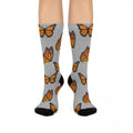 Monarch Miracle Grey Knee-Hi Stretch Cushioned Toe & Heel Socks Designed To Mix & Match With CC Blu SlumberWear Gift Sets!