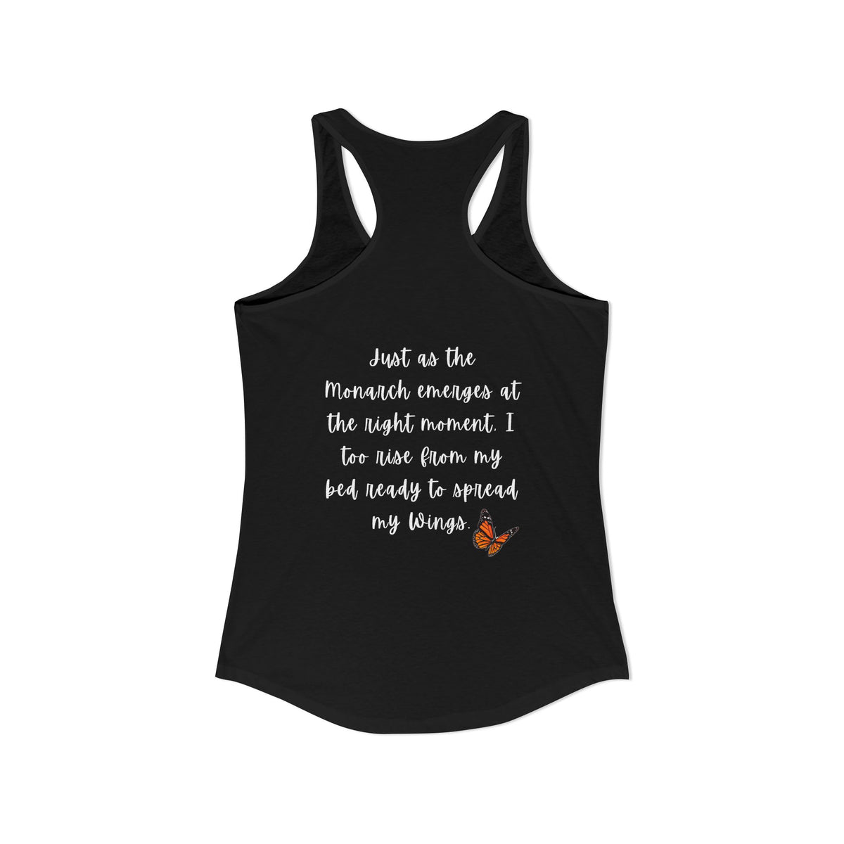 Monarch Miracle Black Racerback Sleeper-Tank for Women, Add CC Blu Mix & Match to Complete Your Look!