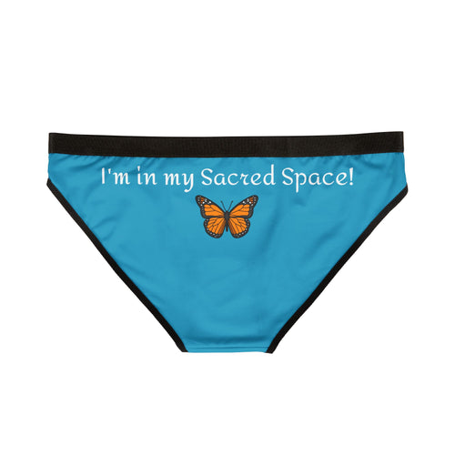 Inspirational Women's Monarch Miracle Tantalizing Teal Hipster Undies! Match-It-With CC Blu SlumberWear T-Dress & Socks!