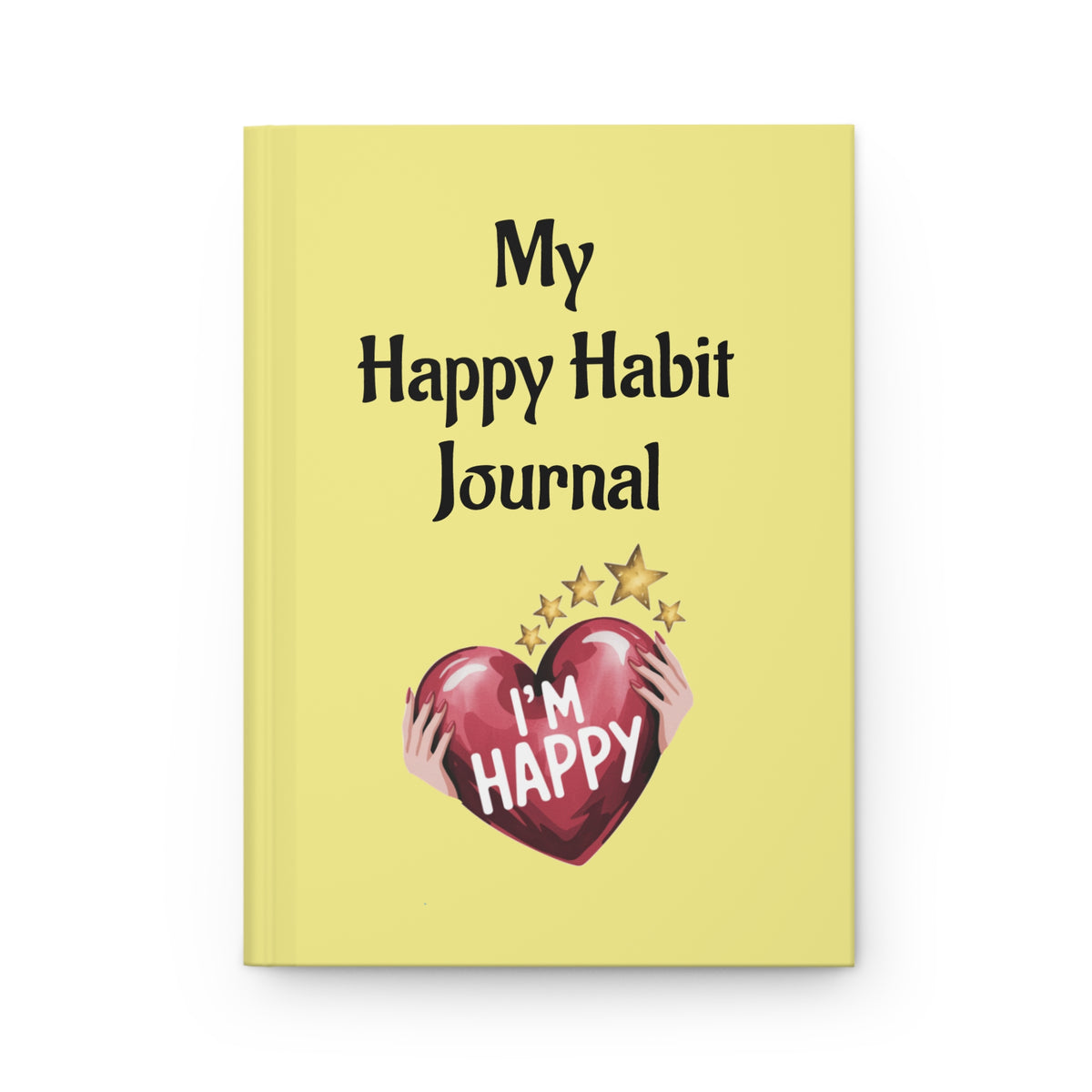 Happy Habit Yellow Life Tracking Hardcover Journal. Match CC Blu's 5-Piece Gift Set With Mug, Socks, Sleep-Dress & PJ Bottoms