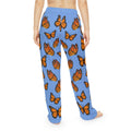 Women's Monarch Inspirational Carolina Blue Butterfly Pajama Pants!  Mix & Match CC Blu's Sweatshirt Sleep-Top & Socks!
