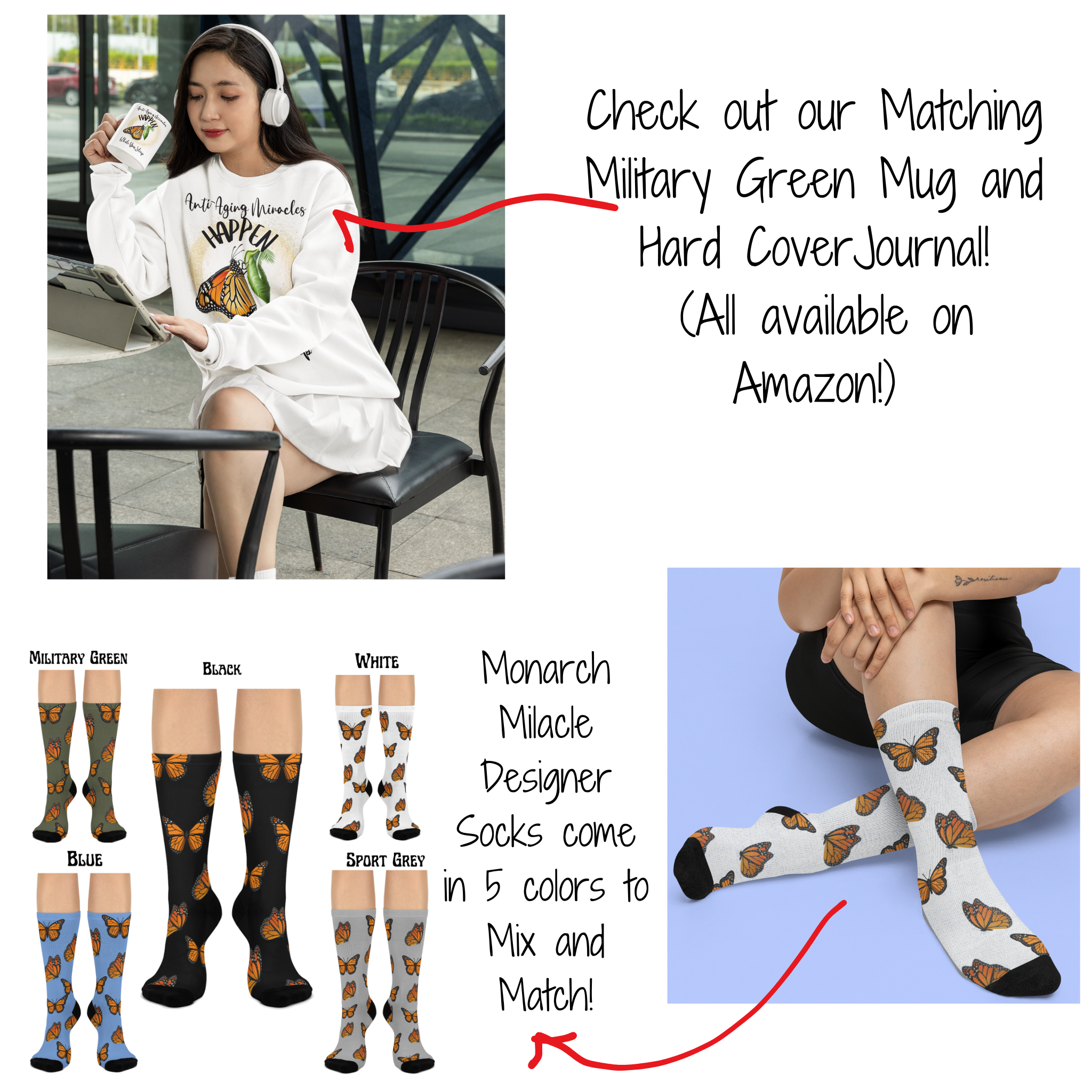 Monarch Miracle White PJ Sleep-Top Mix & Match With Women's SlumberWear Gift Sets!