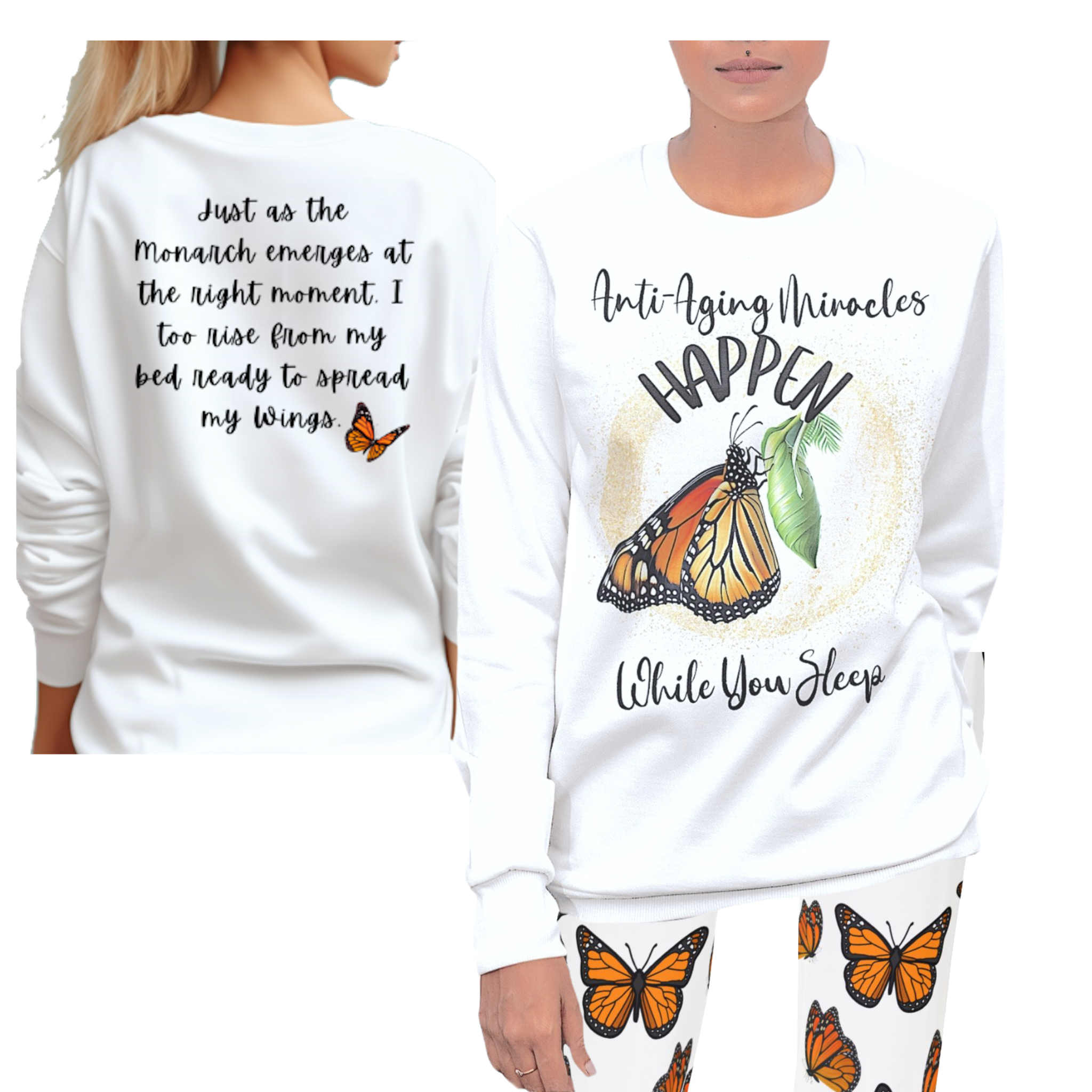 Monarch Miracle White PJ Sleep-Top Mix & Match With Women's SlumberWear Gift Sets!