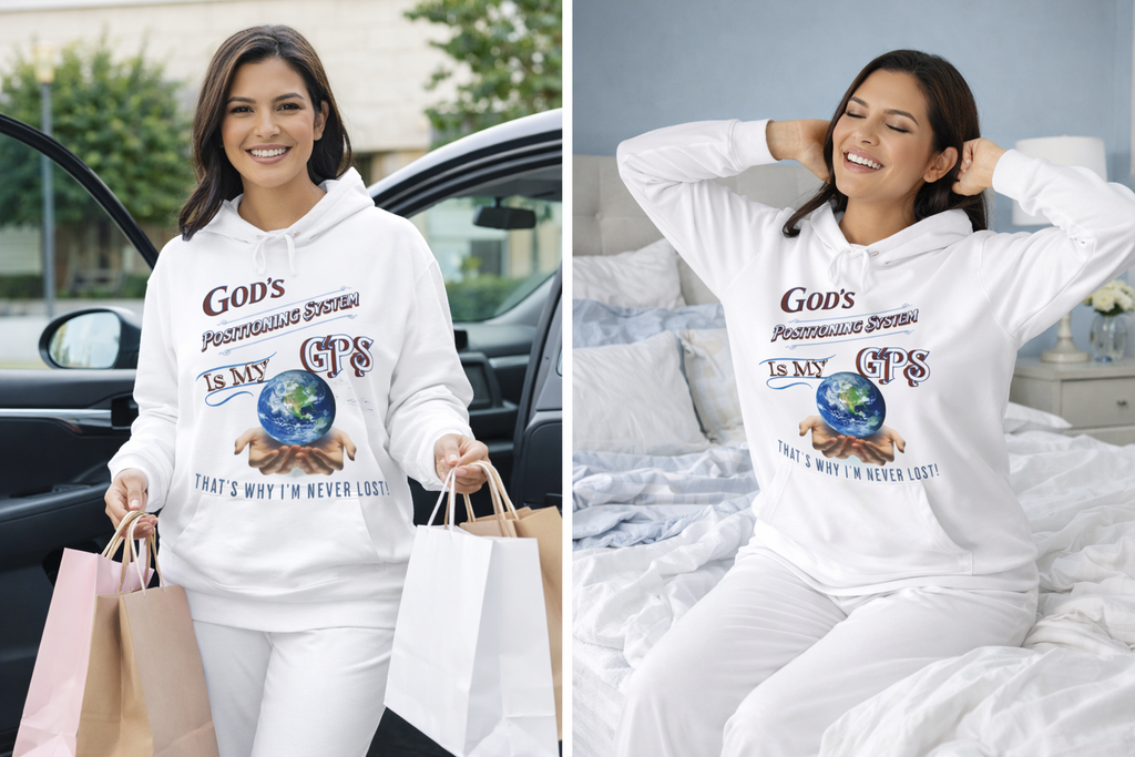 GPS White Peace Dove Pajama Bottoms With God's Driving Directions (Down The Sides) To Keep You Safe At Night!
