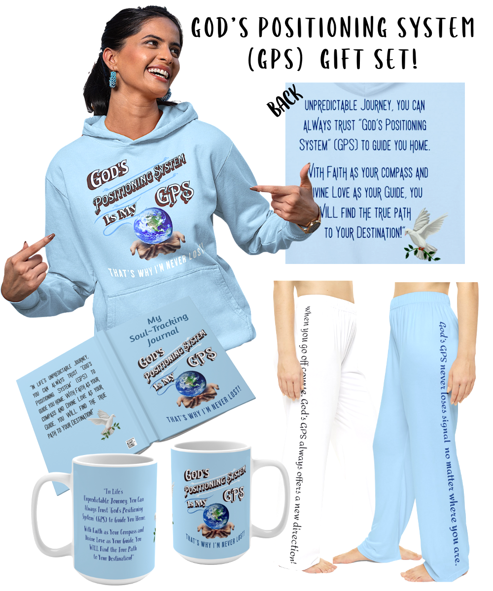 GPS White Peace Dove Pajama Bottoms With God's Driving Directions (Down The Sides) To Keep You Safe At Night!