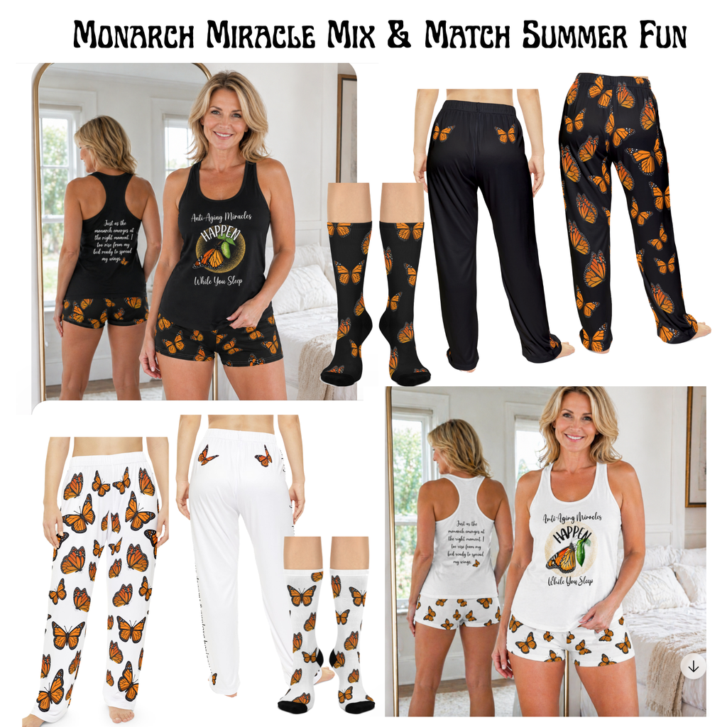 Monarch Miracle Black Racerback Sleeper-Tank for Women, Add CC Blu Mix & Match to Complete Your Look!