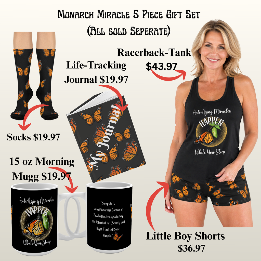 Mug — "Anti-Aging Miracles Happen While You Sleep" Monarch Butterfly Coffee Mug