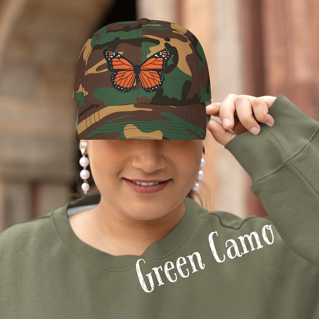 Monarch Miracle Inspirational Butterfly Dad Hat — Inspiring Women to Rest, Renew, and Fly Fearless