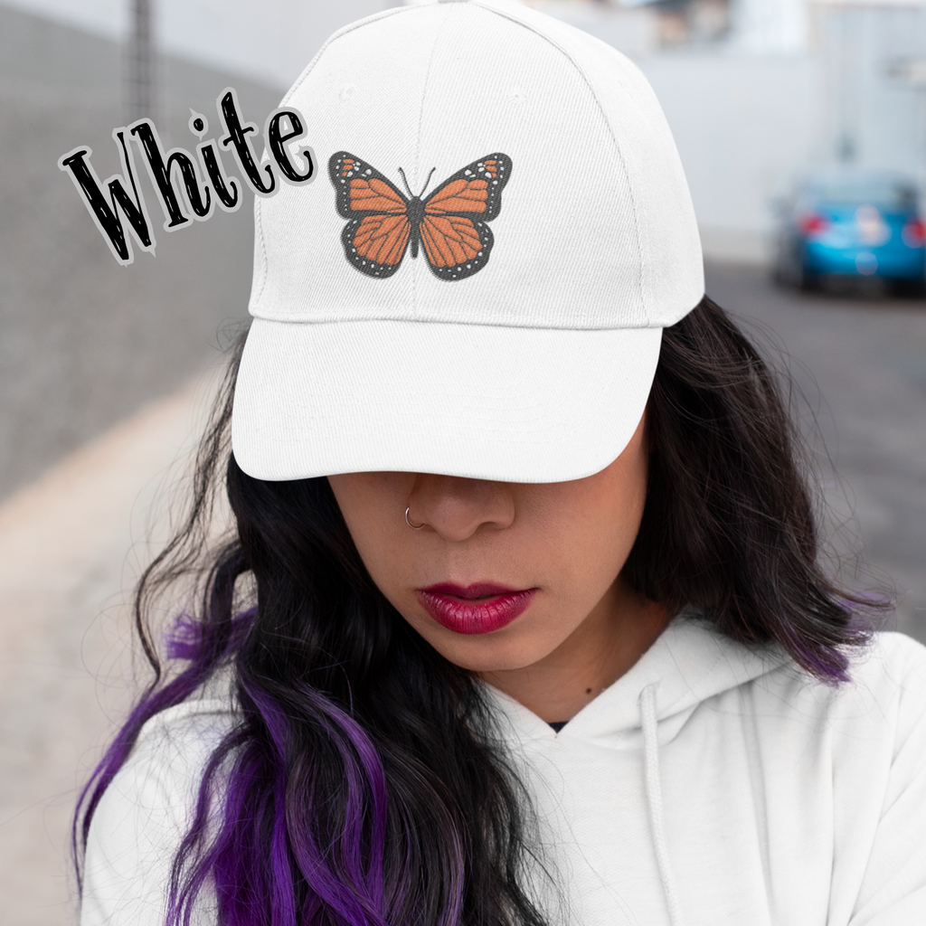 Monarch Miracle Inspirational Butterfly Dad Hat — Inspiring Women to Rest, Renew, and Fly Fearless
