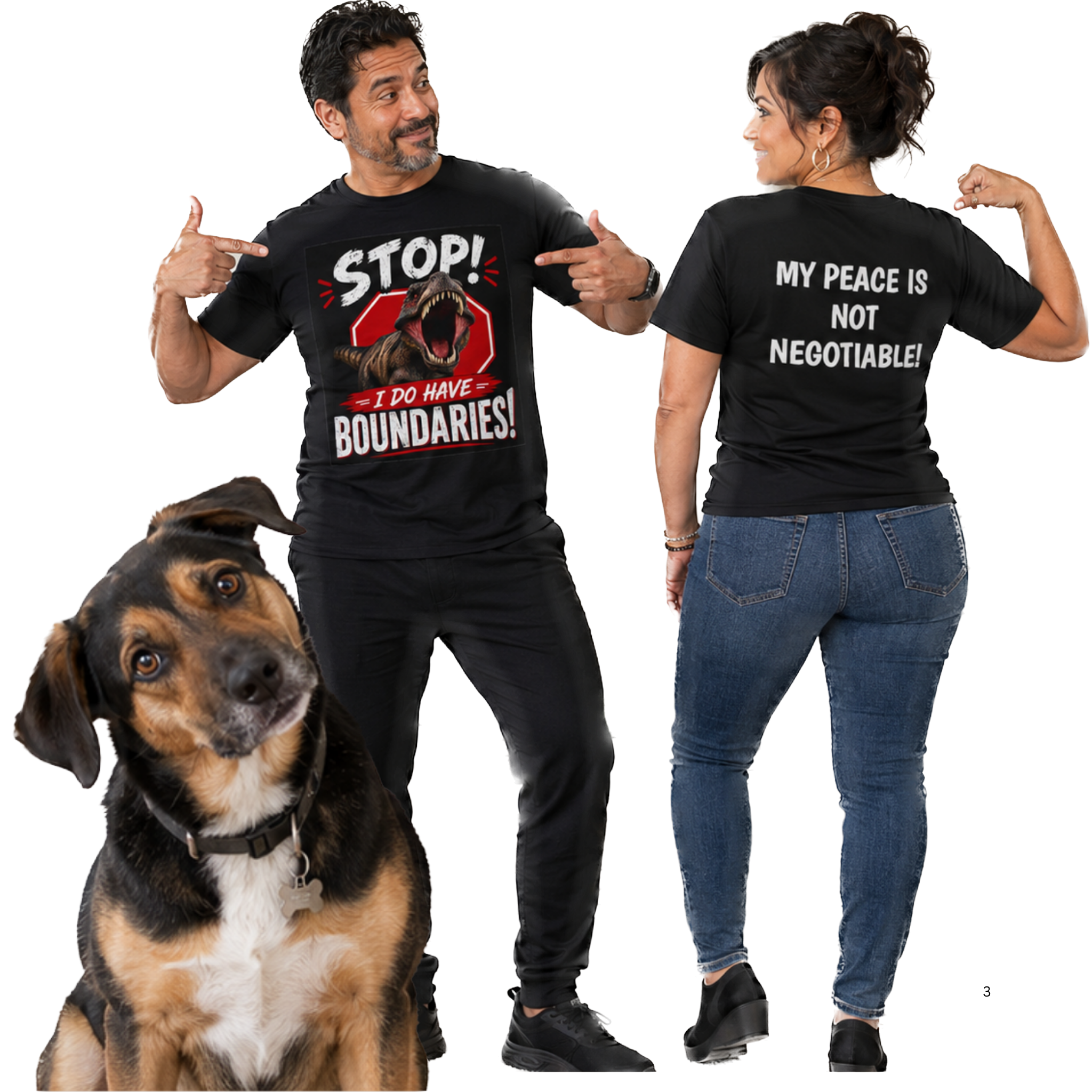 I Do Have Boundaries Black Racerback Sleeper-Tank for Women. Wear It On Your:" DON'T BUG ME DAY!" And Smile!