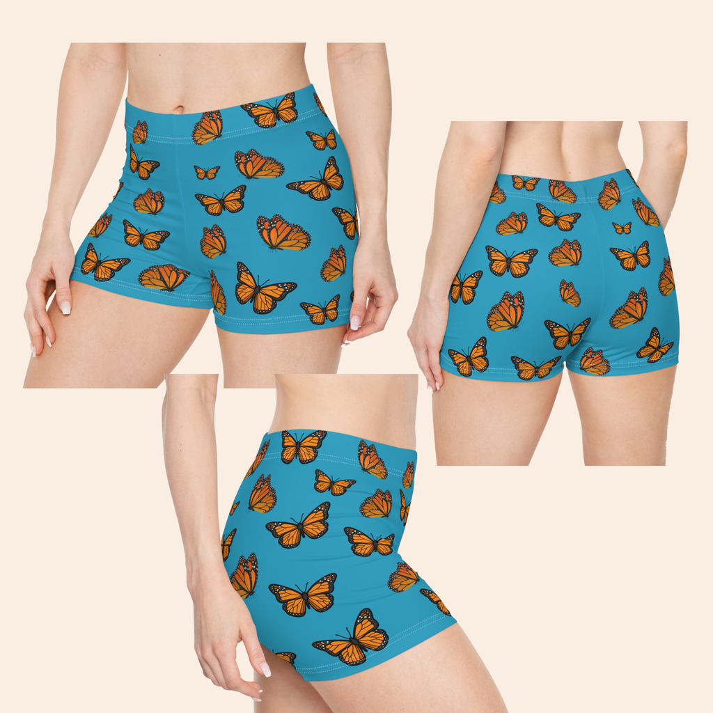 Monarch  Miracle "Tantalizing Teal "Little-Boy" Sleep-Shorts Designed to Pair With Monarch Miracle Teal Nighttime T-Dress Socks & Matching Mug