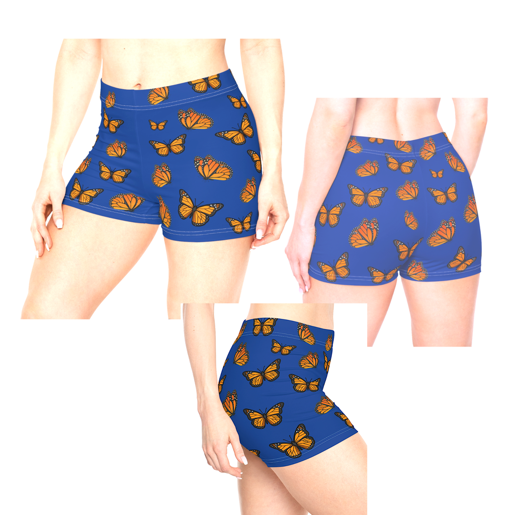 Monarch  Miracle Royalty Blue "Little-Boy" Sleep-Shorts, Designed to Pair With CC Blue's Nighttime T-Dress & Matching Super Mother's-Hug" Socks.