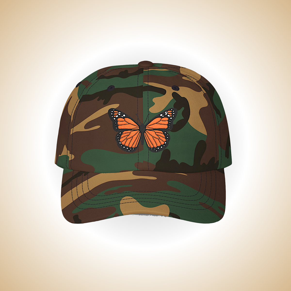 Women's Inspirational Monarch Military Green Butterfly Pajama Pants.  Match Them With CC Blu's Sleep-Tops & Socks!