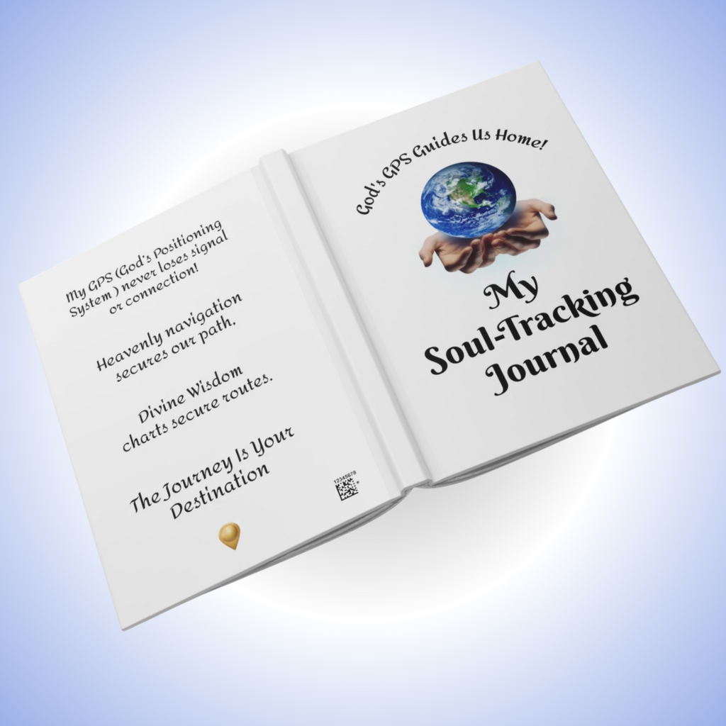 GPS Wake Up White Hardcover Custom Designed Journal, A Perfect Match For Our White 15 oz. Morning Mug! Coffee Anyone?