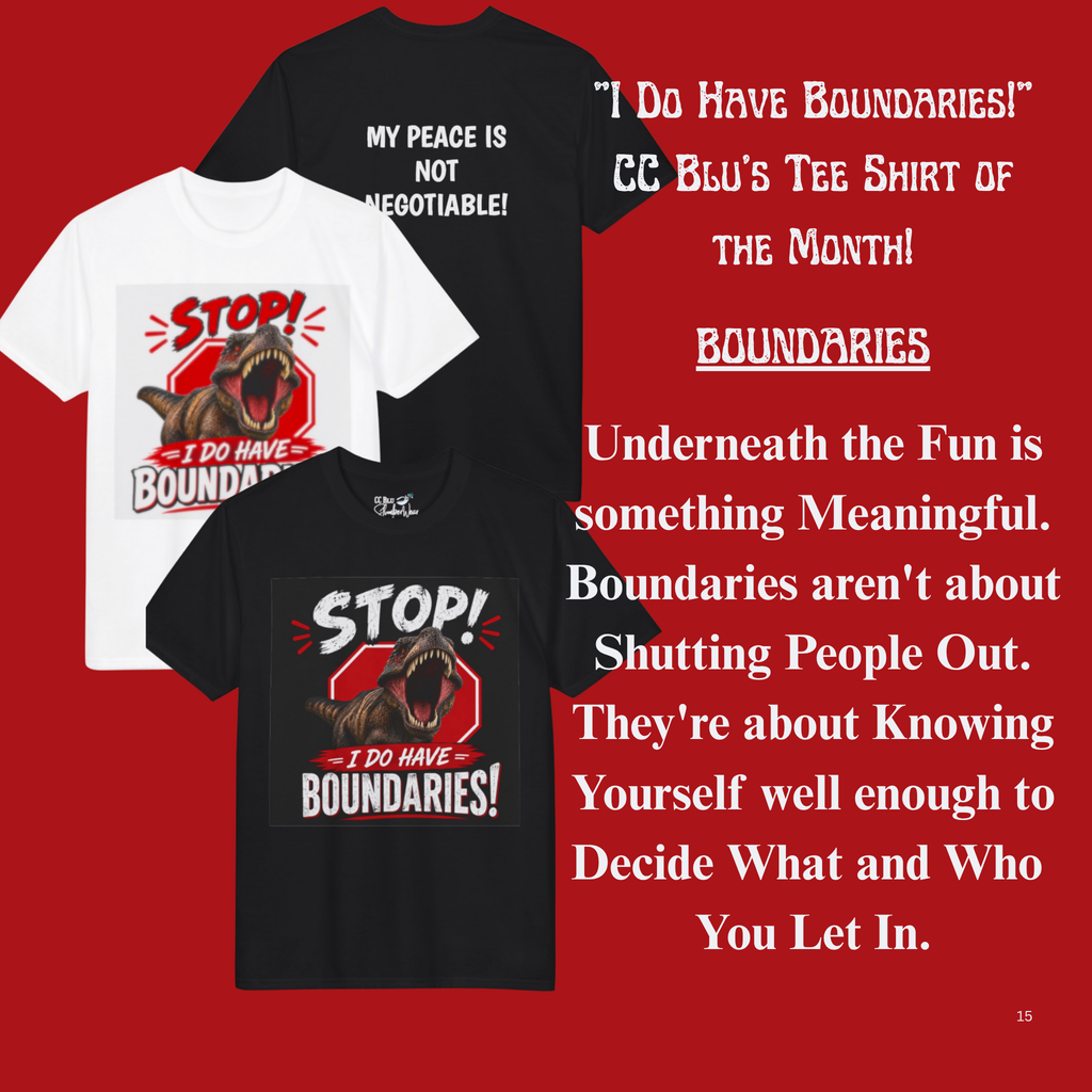 I Do Have Boundaries Black Racerback Sleeper-Tank for Women. Wear It On Your:" DON'T BUG ME DAY!" And Smile!