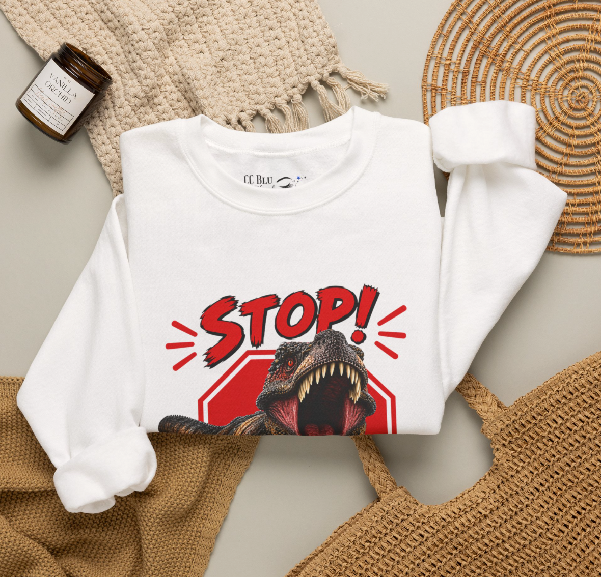 Women, "Stop! I Do Have Boundaries" Sweatshirt! “ Is The Perfect Gift For A Woman Who Has Finally Learned To Say NO.”CC Blu's  Shirt-Of-The-Month.