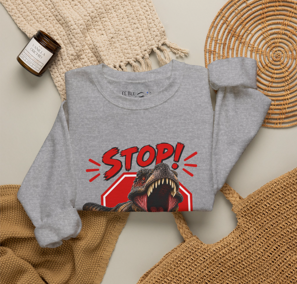 Women, "Stop! I Do Have Boundaries" Sweatshirt! “ Is The Perfect Gift For A Woman Who Has Finally Learned To Say NO.”CC Blu's  Shirt-Of-The-Month.