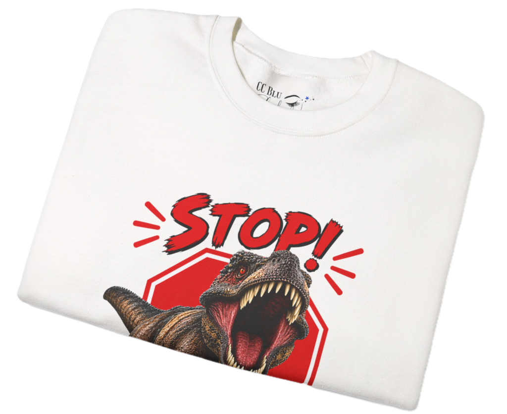 Women, "Stop! I Do Have Boundaries" Sweatshirt! “ Is The Perfect Gift For A Woman Who Has Finally Learned To Say NO.”CC Blu's  Shirt-Of-The-Month.