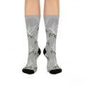 GPS: God's Positioning System Gifted Grey Peace Socks, Cushioned Heel-&-Toe Made To Mix & Match CC Blu's Sleep-Tops & Panties.