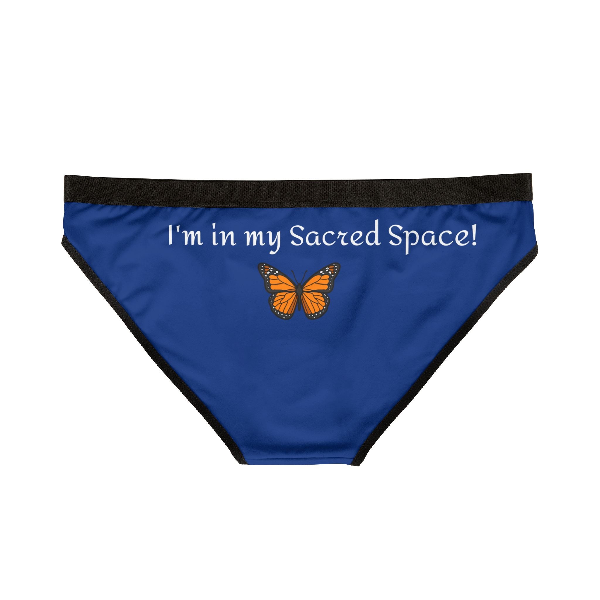 Women's Monarch Miracle Royalty Blue Hipster Underwear With-A-Message, Buy It With CC Blu Matching SlumberWear Sleeper T-Dress & Socks!