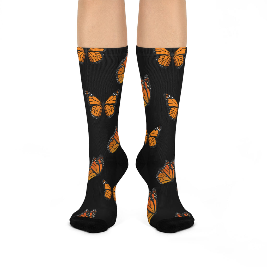 Monarch Miracles Inspirational Black Super Butterfly Socks! Made to Mix & Match With All CC Blu SlumberWear!