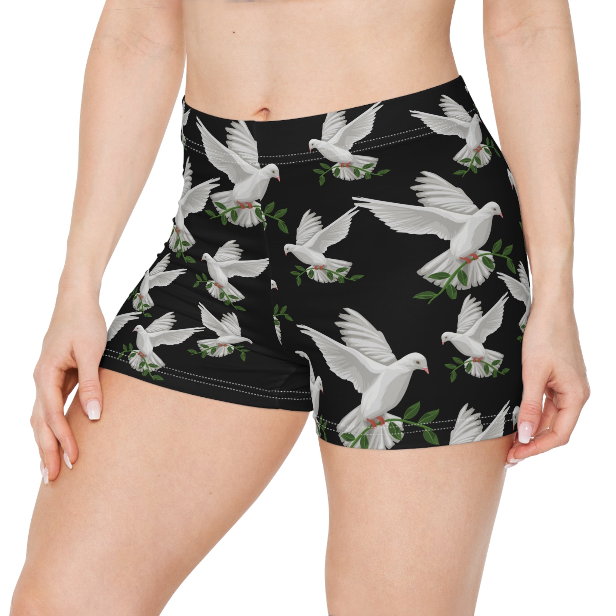 God's GPS Inspirational Women's Black "Little Boy" Shorts. Match Them With CC Black SlumberWear With-A-Message.