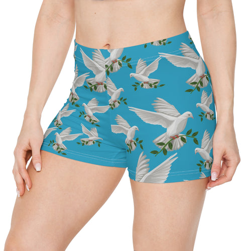 God's GPS Inspirational Women's Timeless Teal. "Little Boy" Shorts. Match Them With CC Blue SlumberWear With-A-Message.