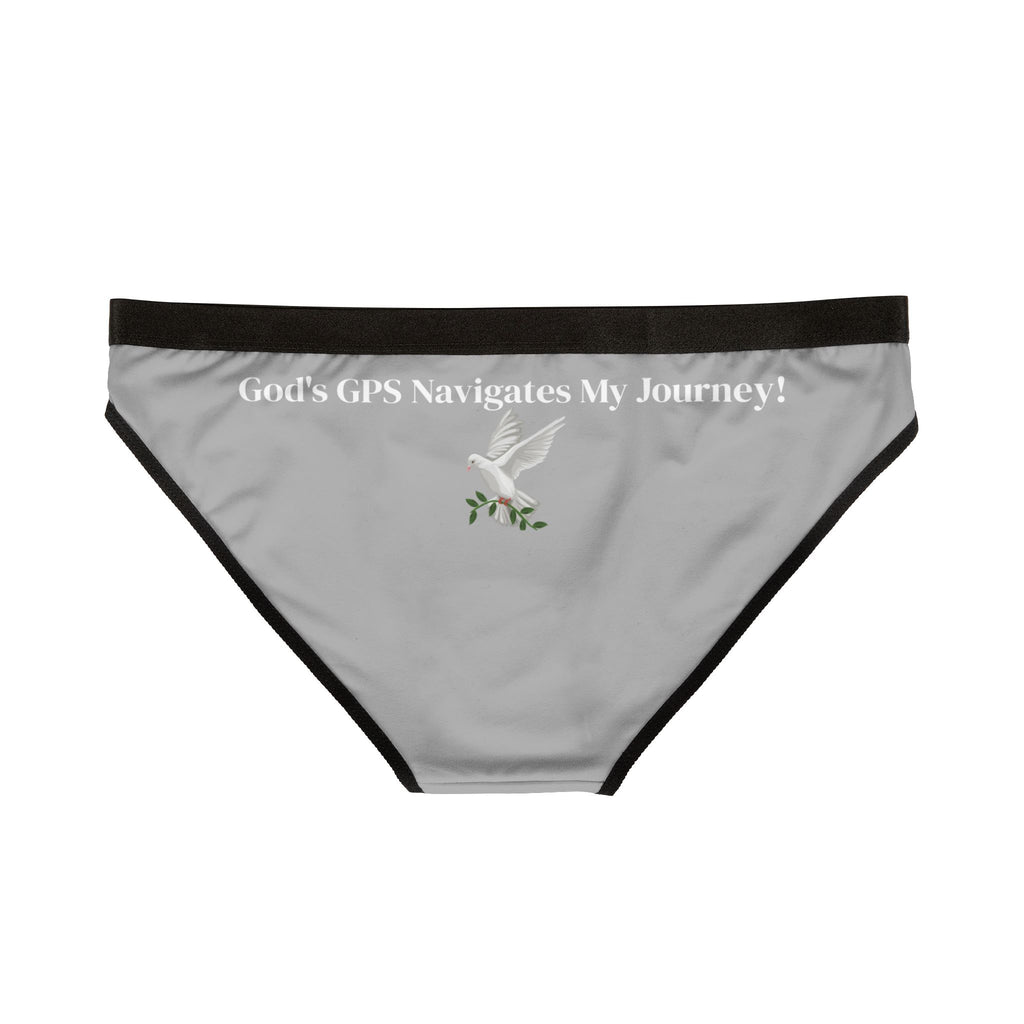 GPS Gifted Grey Ladies Inspirational Undies With-A-Message Will Match CC Blu's Grey SlumberWear T-Dress & Socks!